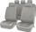 Mbulesa sediljesh makine AG338G, set universal, lëkurë ekologjike, gri