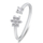 Unazë për femra Brilio Silver RI073W, 55mm, e argjendtë