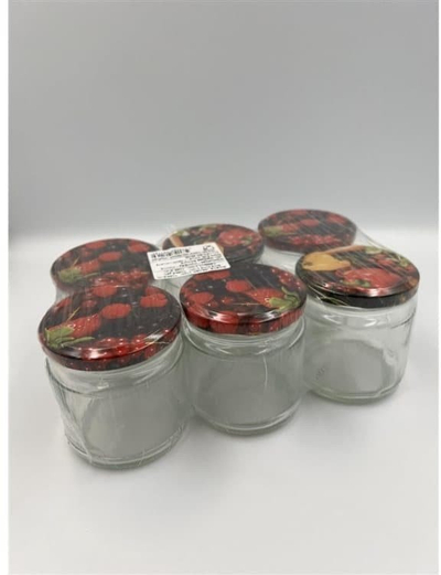 Set kavanozë DYMO, 210ml, kapak 66mm, 6 copë, transparent