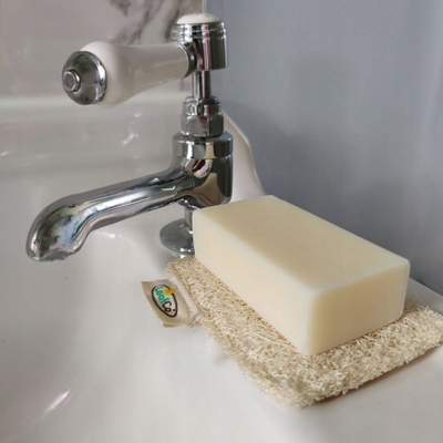 Mbajtëse sapuni LoofCo Soap Rest, fibër lufe natyrale, vegane, ngjyrë natyrale