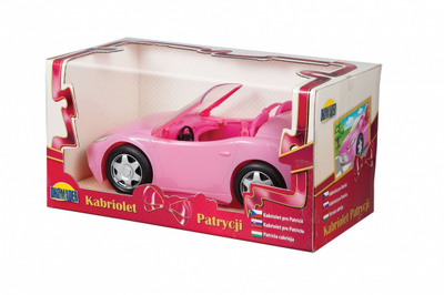 Lodër makinë kabrio Dromader Patrycja Convertible Car, për kalamaj, shumëngjyrëshe