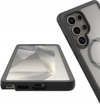 Kapak telefoni Tech-Protect Defense MagSafe Galaxy S25 Ultra, i fortë kundër goditjeve, i zi