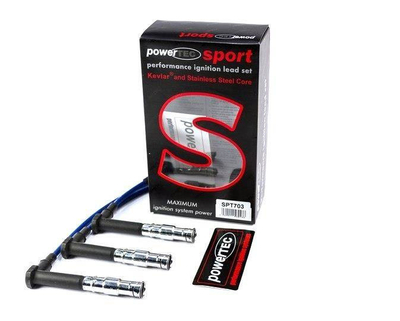 Kabllo ndezjeje PowerTEC Sport, 8mm silikon, për Mercedes V8 M113, e kuqe