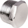 Tap mbyllës Hydroland, filetë mashkull 1/2", krom