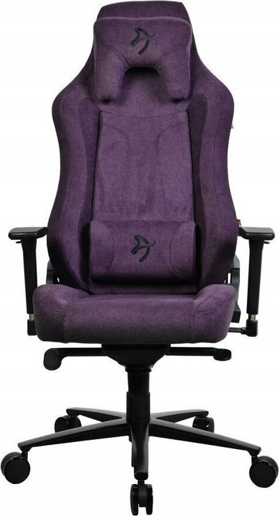 Karrige gaming Arozzi Vernazza Soft Fabric, krahë 3D, jastëk mesit, e purpurt