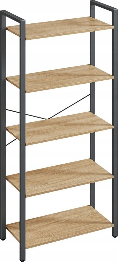 Raft librash Regl Loft, 66 cm, 5 rafte, sonoma