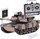 Lodër tank ushtarak Military Tank US M1A2 RC0252MO me telekomandë 2.4 GHz, shkallë 1:20, shumëngjyrësh