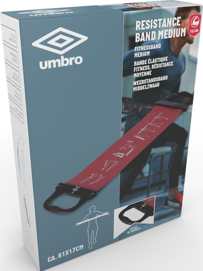 Ekspander fitnesi Umbro, latex, rezistencë 13.5 kg