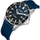 Orë dore Lee Cooper LC08278.399, 42mm, rezistente ndaj ujit, argjendi blu