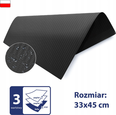 Shalleta dentare Menodent, 500 copë, 33 x 45 cm, e zezë