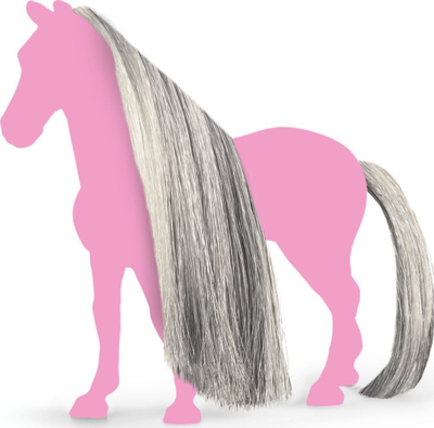 Set lodër Schleich HORSE CLUB Sofia’s Beauties 42652, kalë gri, aksesorë flokësh, 7+