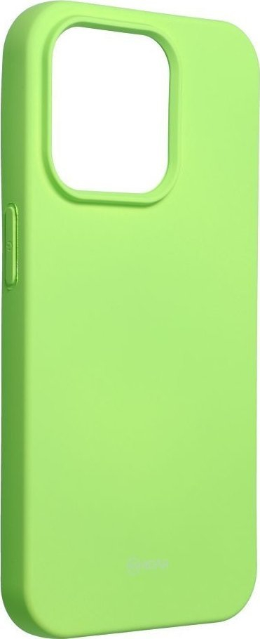 Futeri Roar Futera Colorful Jelly për iPhone 15, silikon TPU, lime