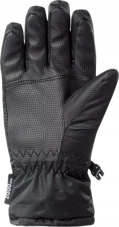 Dorëza dimërore Brugi Gloves 1ZH3 Jr, për fëmijë, të papërshkueshme nga uji, të zeza