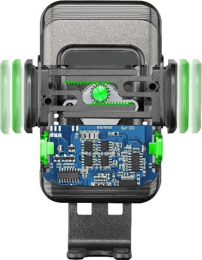 Mbajtëse makine Cellularline Pilot Instant Wireless, karikues Qi, krahë elektronikë, e zezë