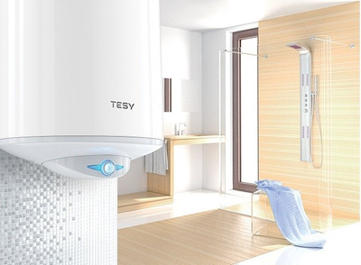 Bojler elektrik vertikal Tesy Anticalc, 150L, për mur, i bardhë