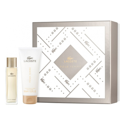 Set Eau De Parfum Lacoste Pour Femme 50 ml dhe losion per trup 100 ml
