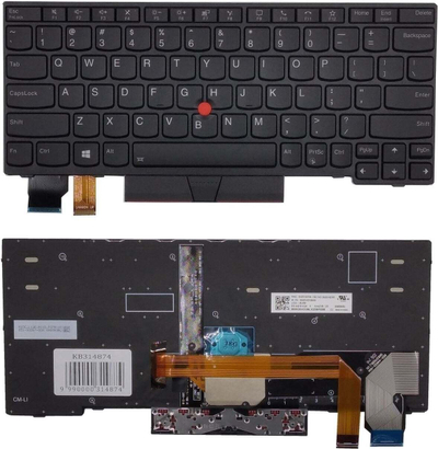 Tastierë Lenovo ThinkPad X13, TrackPoint, me ndriçim, US, e zezë