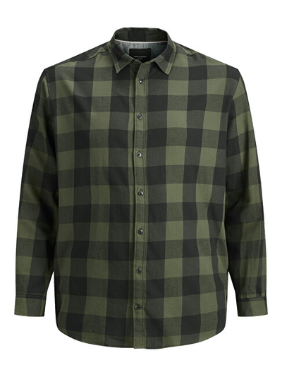 Këmishë për meshkuj Jack&Jones PLUS, e gjelbër