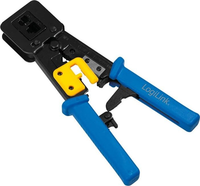 Vegël krimpimi LogiLink WZ0037, për RJ11 RJ12 RJ45, me prerëse, e zezë