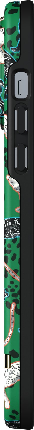 Маска за телефон Леопард за iPhone 13 Pro Max 6.7", дизајн леопард, зелена