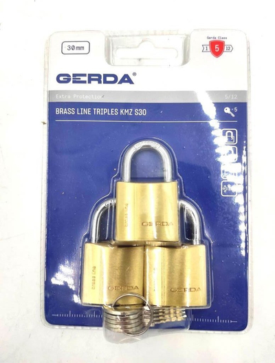 Set dryna Gerda BRASS LINE KMZ S30, 3 copë, bronzi