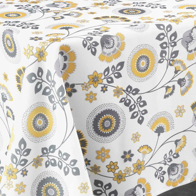 Mbulesë tavoline Douceur d’Interieur Garance, drejtkëndore 145 x 240 cm, poliester, me lule, shumëngjyrëshe