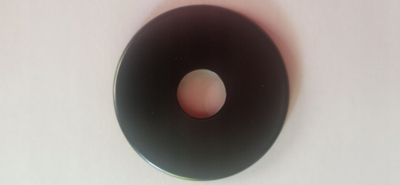 Rozetë e sheshtë maskuese inoks, Fi 16, 58 mm, grafit