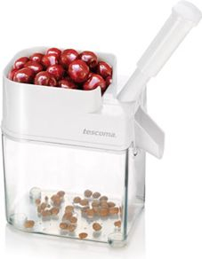 Heqës bërthamash Tescoma Pitter HANDY 643630, me enë kolektuese, plastikë, i bardhë