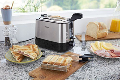 Thekës i bukës Philips 2639/90, i argjendtë