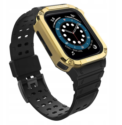 Rrip mbrojtës për Apple Watch 2 9 SE, 38 40 41mm, TPU, i zi