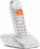 Telefon fiks pa tel Motorola S1201 DECT, me ekran me dritë, bazë karikimi, i bardhë