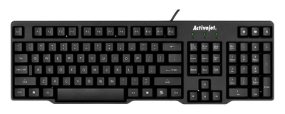 Tastierë Activejet K-3021, USB, e zezë