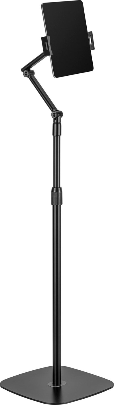 Mbajtës dyshemeje për tablet InLine Floor, deri 12.9", i zi