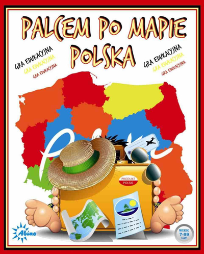 Lojë edukative gjeografike Alexander With a Finger on the Map Poland, për fëmijë dhe të rritur, në gjuhën polake