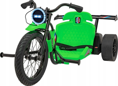 Mototrike me bateri për kalamoj Gazelo G205048, 2x12V 10Ah, deri 70 kg, jeshile