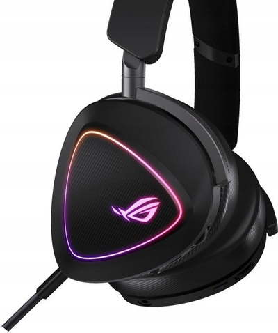 Слушалки Asus ROG Delta II, црни