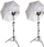 Комплет студиско осветлување Massa Lighting Set 4x600W, 5500K, бел