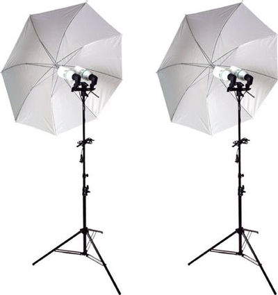 Комплет студиско осветлување Massa Lighting Set 4x600W, 5500K, бел