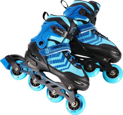Patina 4n1 Nils Extreme NH18192, të rregullueshme 29-33, për djem, gri