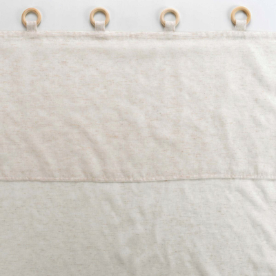 Perde me vëzhgë Douceur d’Intérieur NORINE, 140x240 cm, 100% poliester, bezhë