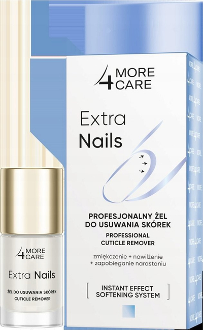 Krem heqës kutikulash More4Care Extra, teksturë xheli, 10 ml