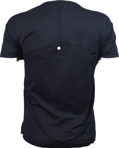Bluzë stervitje Under Armour Rush Energy Core me mëngë të shkurtra 1365683-001, për goca, për fitness, e zezë, S