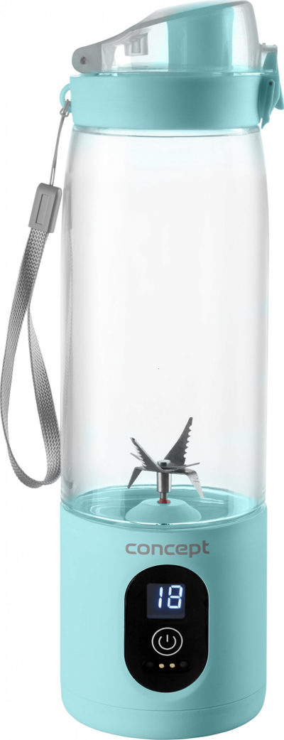 Блендер Concept SM4002 Smoothie FitMaker, 315W, 0.58L, сина боја