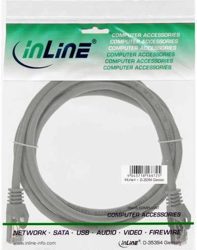 Kabllo InLine Patchcord SF / UTP Cat.5e (72575), 7.5 m, e hirtë 