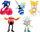 Lojë me figurina Sonic the Hedgehog Jakks Wave 14, set me 12 copa, 2.5\", shumëngjyrësh