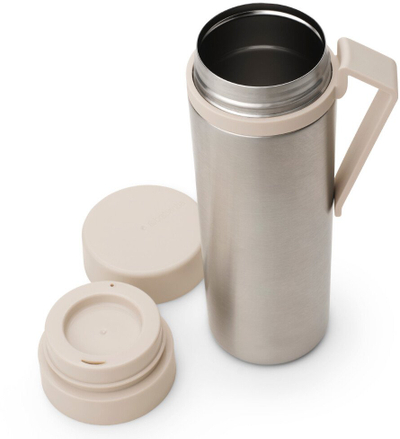 Termos Brabantia Make & Take, 500 ml, çelik inoks, bezhë