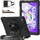 Mbulesë tableti eSTUFF AUSTIN Defender ES681905, për Lenovo Tab M10 Plus Gen 3 10.6", me rrip dore dhe shpatulle, e zezë