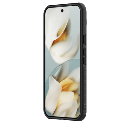 Kapak telefoni Nillkin Super Frosted Pro, për Google Pixel 10 Pro XL, antirrëshqitës, i zi