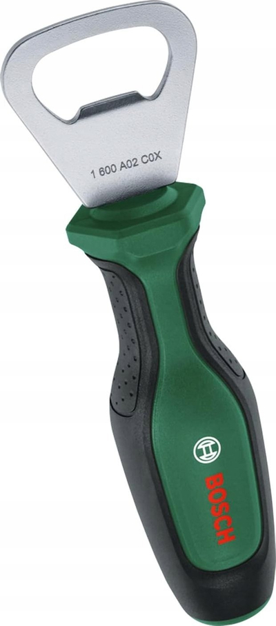 Hapës shishe Bosch Bottle Opener, dorezë ergonomike, çelik karboni i kromuar, i kuq