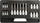 Set çelësash Torx YATO YT-7751, 18 copa, çelik krom vanadium, ngjyrë argjendi